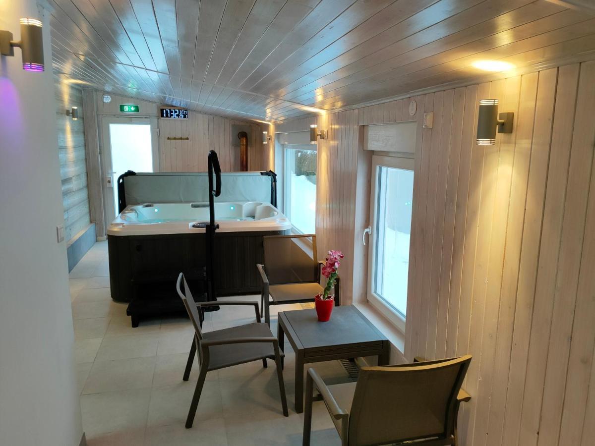 Gite 1805 Montagnes Du Jura Avec Spa Et Sauna Classe 3 Etoiles Foncine-le-Haut Kültér fotó
